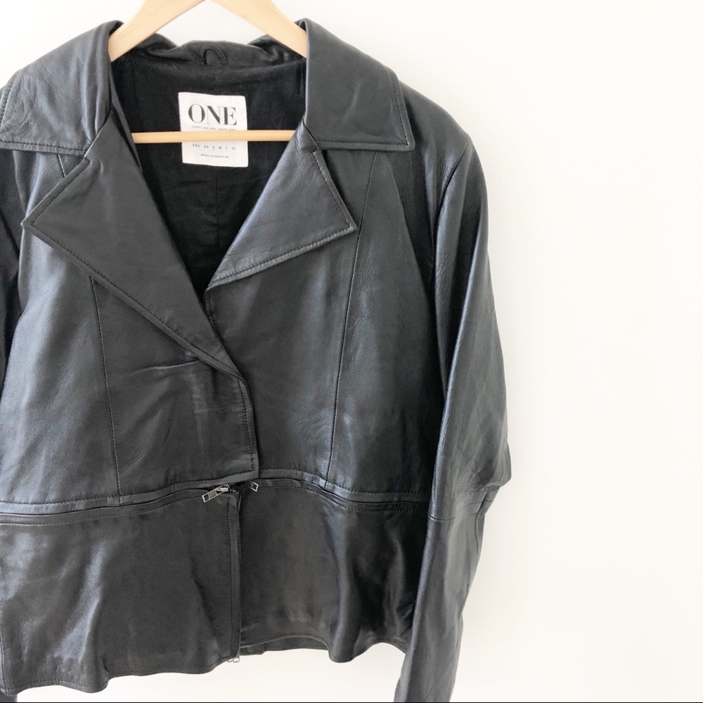 NWOT One Teaspoon | Knights Watch Leather Jacket - Picture 4 of 8